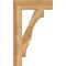 Ekena Millwork Balboa Block Rough Sawn Bracket, Western Red Cedar, 4"W x 18"D x 30"H BKT04X18X30BOA05RWR - alternate 3